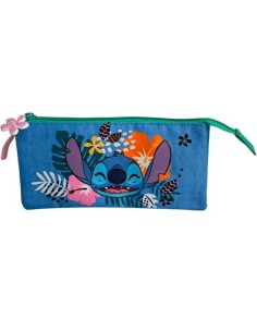 TOYBAGS ESTUCHE TRIPLE STITCH TROPICAL 8X22X8CM POLIÉSTER TRANSPIRABLE