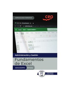 MANUAL FUNDAMENTOS EXCEL ADGG021PO ESPECIALIDADES FORMATIVA