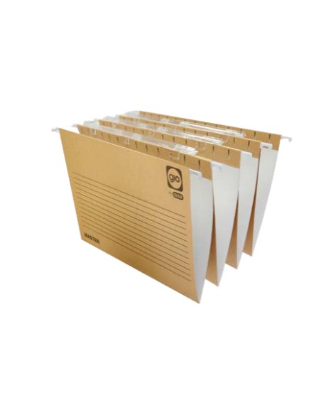 400047713 archivador colgante A4 Cartón Beige, Blanco 25 pieza(s)