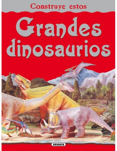 Construye estos grandes dinosaurios Construcciones recortables