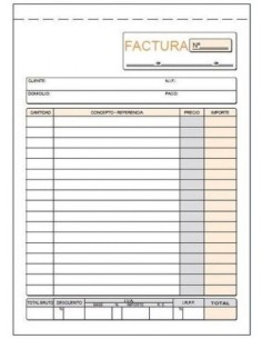 PAQ 10 TALONARIO DE FACTURAS 1 4 APDO DUPLILCADO AUTOCOP