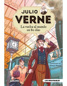 Julio Verne La vuelta al mundo en 80 dias edicion actualizada ilustrada y adaptada