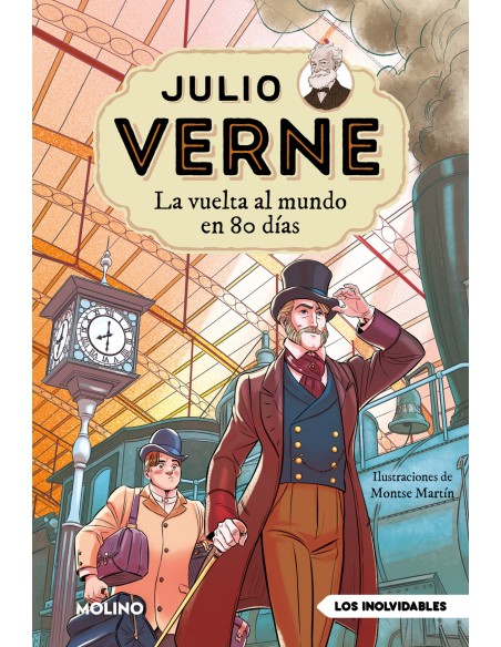 Julio Verne La vuelta al mundo en 80 dias edicion actualizada ilustrada y adaptada