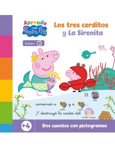 PEPPA PIG LECTOESCRITURA APRENDE CON PEPPA LA SIRENITA Y LOS TRES CERDITOS
