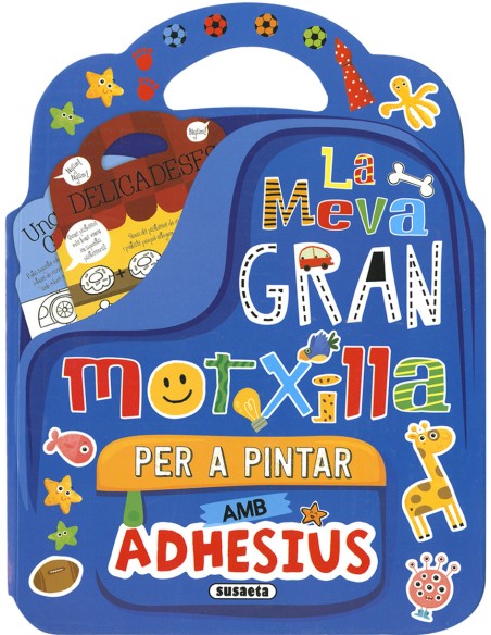 La meva gran motxilla per a pintar amb adhesius