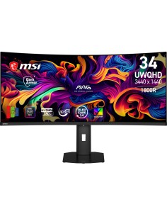 MAG 341CQP QD-OLED X28 pantalla para PC 86,4 cm (34") 3440 x 1440 Pixeles UltraWide Quad HD Negro