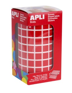 04873 etiqueta autoadhesiva Plaza Permanente Rojo