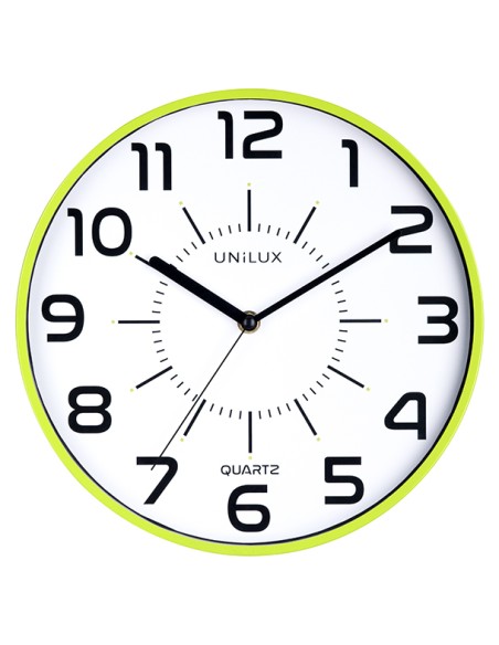 POP Pared Quartz clock Alrededor Verde