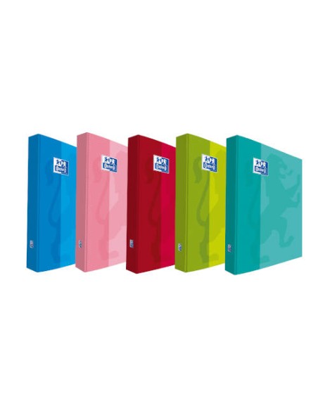 CARPETA DE ANILLAS 4X40 TAPA EXTRADURA A4+ COLORES SURTIDOS SCHOOL OXFORD 400106672