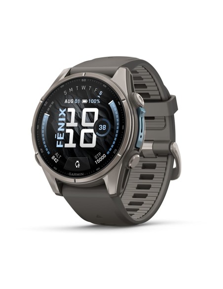 fenix 9 3,3 cm (1.3") AMOLED 43 mm Digital 416 x 416 Pixeles Pantalla táctil Titanio Wifi GPS (satélite)