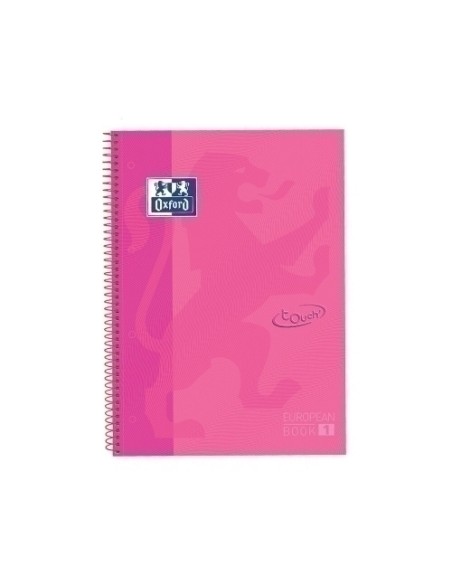 BLOCK OXF. EU.BOOK 1 A4 80h CD.5 FUCSIA - Pack de 5 unidades