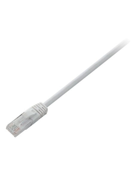 Cable blanco Cat6 no blindado (UTP) con conector RJ45 macho a RJ45 macho 1m 3.3ft