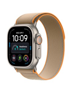 Watch Ultra 4 (GPS + Cellular) - Caja de titanio natural de 49 mm - Correa Loop Trail color arena - Talla M/L