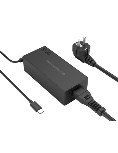 OZUL09BE adaptador e inversor de corriente Interior 65 W Negro