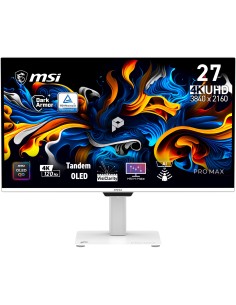 Pro MAX 271UPXW12G pantalla para PC 67,3 cm (26.5") 3840 x 2160 Pixeles UltraWide Full HD QD-OLED Blanco