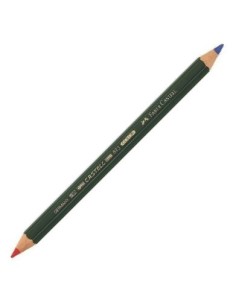 C 12 LAPIZ BICOLOR GRUESO ROJO AZUL FABER CASTELL