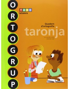 Quadern ortografia Ortogrup taronja