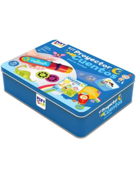 KIT PROYECTOR CUENTOS CAJA METALICA