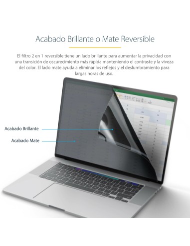 Filtro de Privacidad para Macbook Pro 21/23 o Portátiles de 16" - Mate - Antirreflectante - Anti Luz Azul - 51% de Reducción de