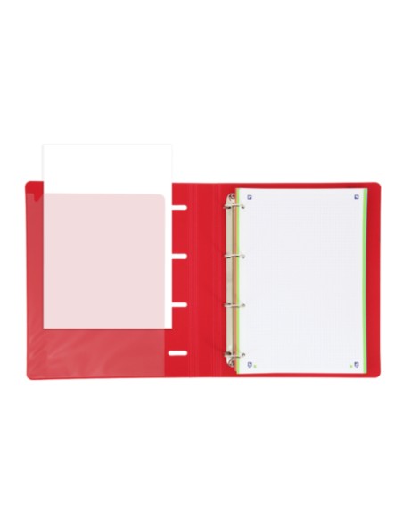 400131304 carpeta de cartón A4+ Rojo