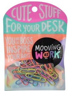 BLISTER 60 CLIPS 33MM MAW MANIA COLORES SURTIDOS