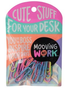 BLISTER 25 CLIPS 50MM MAW MANIA COLORES SURTIDOS