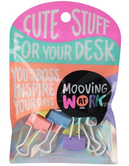 BLISTER 12 PINZAS PALA 19MM MAW MANIA COLORES SURTIDOS