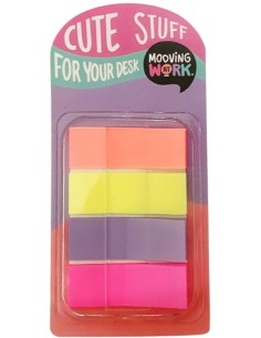 BLISTER 80 BANDERITAS SENALIZADORAS SURTIDAS