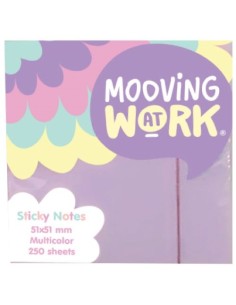 TACO NOTAS ADHESIVAS 250H 51X51 COLORES PASTEL MAW PASTEL