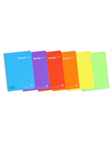 400133613 cuaderno y block A4 80 hojas Colores surtidos 400133613 Pack de 5 Unid