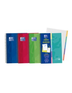 400135621 cuaderno y block A4+ 100 hojas Colores surtidos