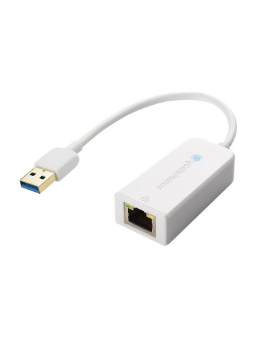 ADPT-USB3.0-GBENET cambiador de género para cable USB-A RJ-45 Blanco