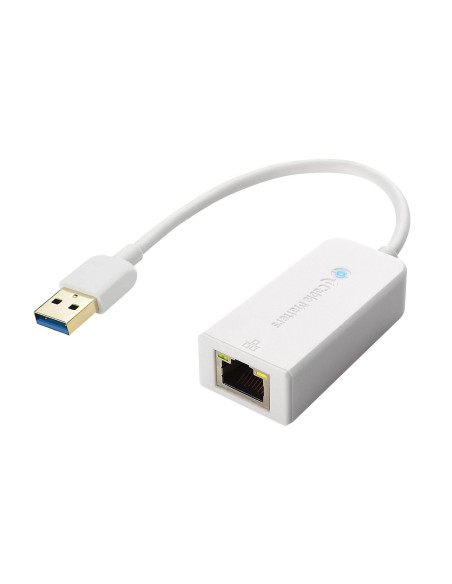 ADPT-USB3.0-GBENET cambiador de género para cable USB-A RJ-45 Blanco