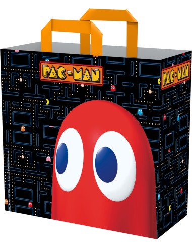 KX PACMAN SHOPPING BAG MAZE Negro Bolso grande