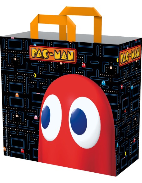 KX PACMAN SHOPPING BAG MAZE Negro Bolso grande