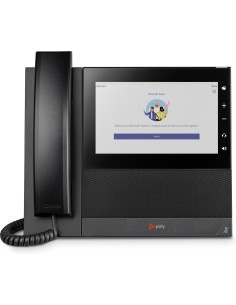 Teléfono multimedia empresarial CCX 600 para Microsoft Teams y habilitado para alimentación a través de Ethernet (PoE)