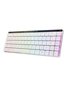 90MP03EC-BKSA10 teclado Juego USB + RF Wireless + Bluetooth Blanco