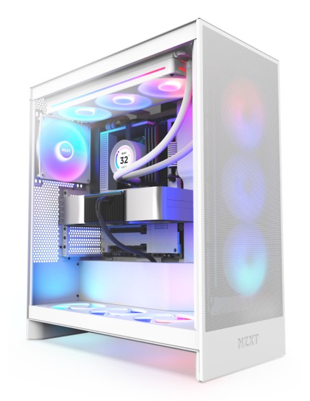 H7 Flow RGB Midi Tower Blanco