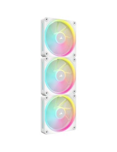 iCUE LINK LX120 RGB Carcasa del ordenador Ventilador 12 cm Blanco 3 pieza(s)