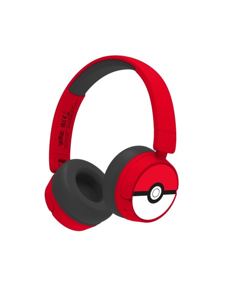 Pokémon PK1000 auricular y casco Auriculares Inalámbrico y alámbrico Diadema Juego USB Tipo C Bluetooth Rojo, Blanco