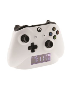XBOX Reloj despertador digital Blanco