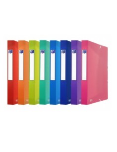 400146995 caja archivador 300 hojas Azul, Azul claro, Color menta, Naranja, Rosa, Púrpura, Rojo Polipropileno (PP) - Pack de 10 