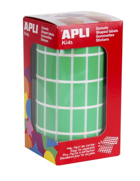 04886 etiqueta autoadhesiva Rectángulo Permanente Verde