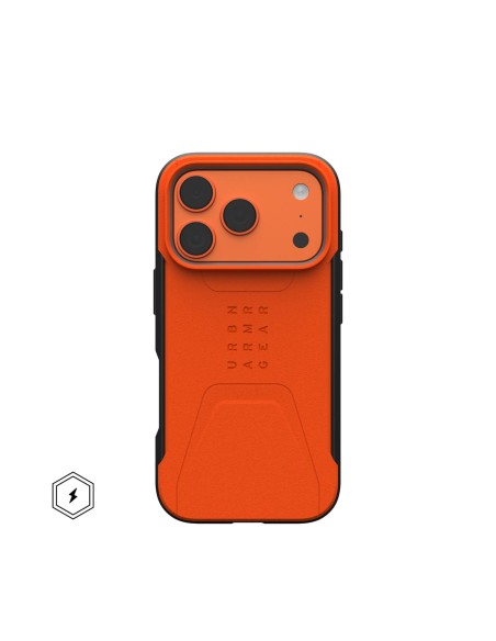 Civilian funda para teléfono móvil 16 cm (6.3") Naranja