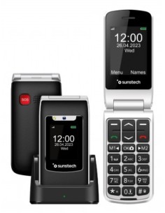 CELT23 6,1 cm (2.4") 101 g Negro Teléfono para personas mayores