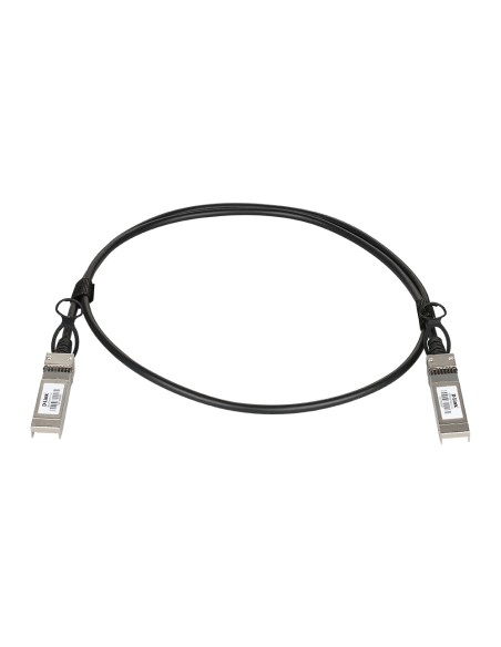 DEM-CB100S28 Cable de fibra óptica e InfiniBand 1 m SFP28 Negro, Plata