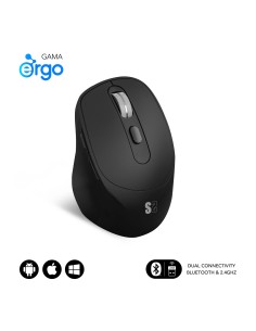 Ratón CURVE ERGO DUAL MOUSE BATTERY BLACK