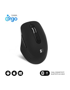 Ratón CURVE ERGO DUAL MOUSE BATTERY BLACK