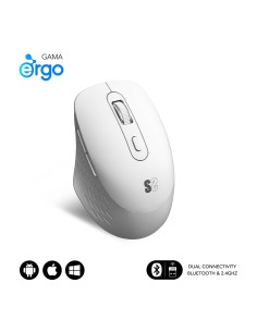 Ratón CURVE ERGO DUAL MOUSE BATTERY WHITE