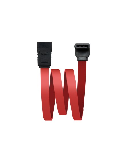 10.18.0202-OEM cable de SATA 0,5 m Negro, Rojo